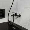 Смеситель для ванной Koller Pool Kvadro Start, черный матовый- Фото 3